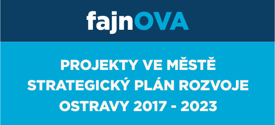 obrázek s textem - Fajnova, projekty ve městě, strategický plán rozvoje Ostravy 2017-2013