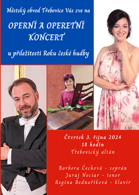 Zveme vás na Operní a operetní koncert u příležitosti Roku české hudby