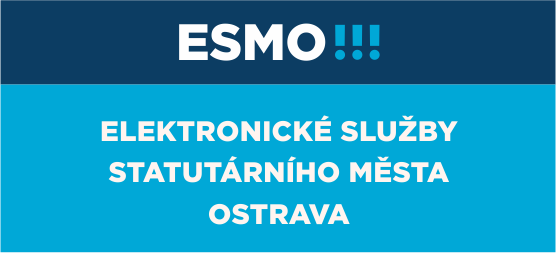 obrázek s textem - esmo - elektronické služby statutárního města Ostrava 