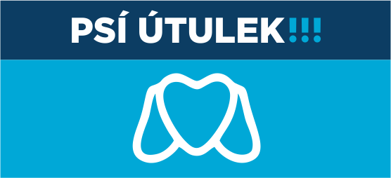 obrázek s textem a logo Útulek Ostrava